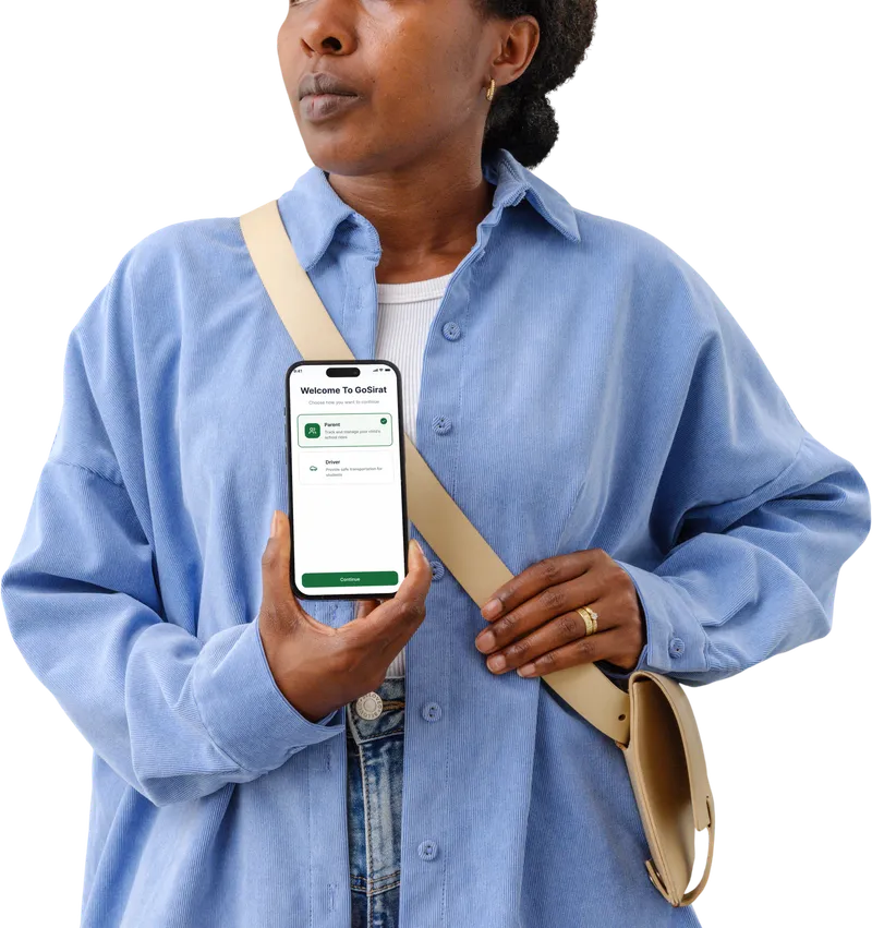 Parent using GoSirat App